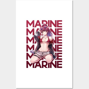 Marine in a Bikini Posters and Art